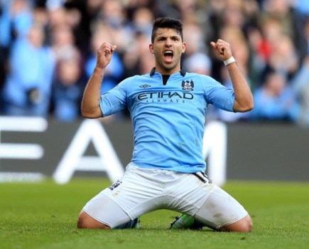 Manchester City's Sergio Aguero
