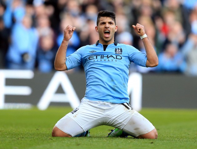 Manchester City's Sergio Aguero