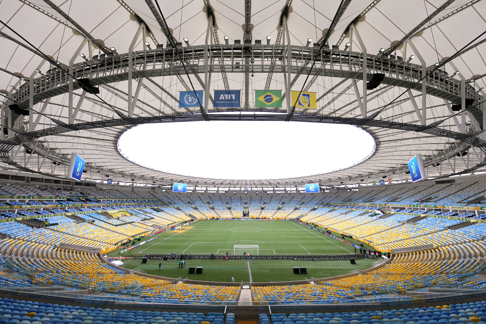 World Cup 14 Stadiums Estadio Do Maracana Rio De Janeiro World Soccer