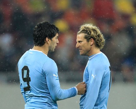 Luis Suarez Diego Forlan