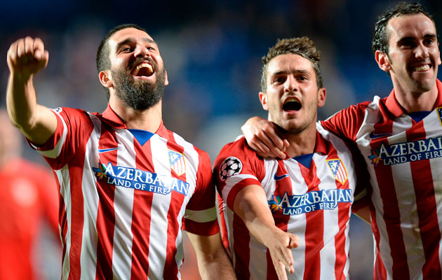 Atletico Madrid celebrate