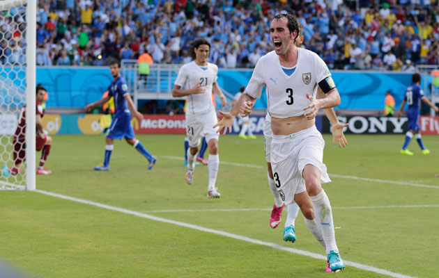 Godin scores for Uruguay