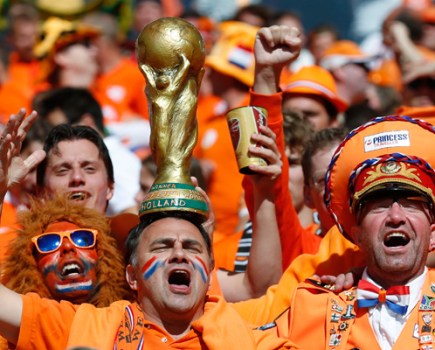Holland fans celebrate