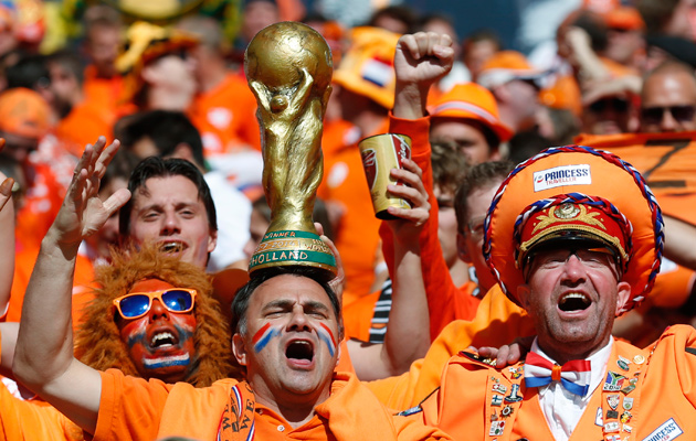 Holland fans celebrate