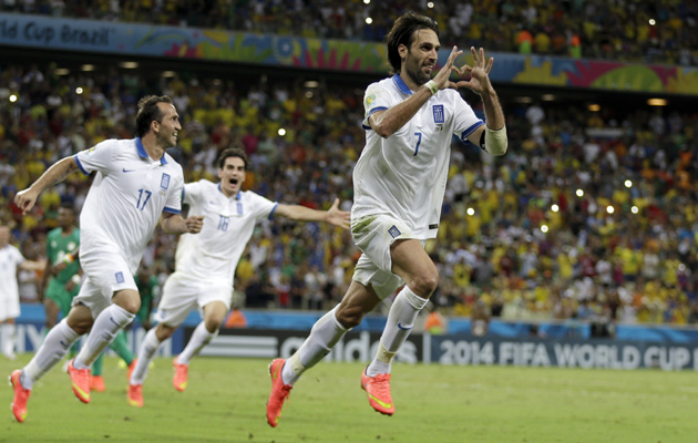 Snaras scores Greece's winner