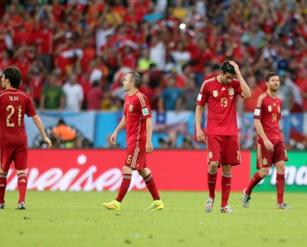 Spain lose to Chile