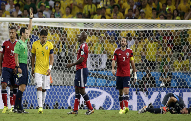 Thiago Silva yellow card