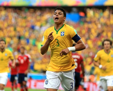 Thiago Silva goal against Colombia