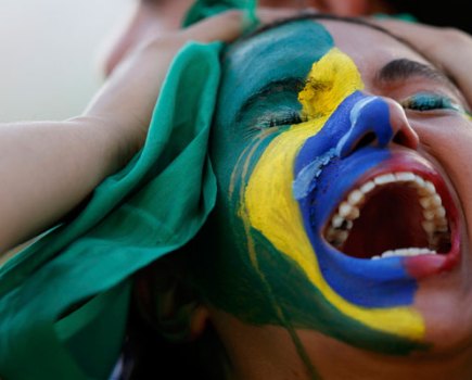 Brazil fan suffers after Germany defeat