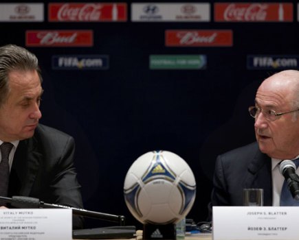 Vitaly Mutko Sepp Blatter
