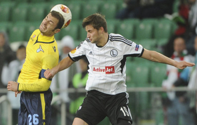 Bartosz Bereszynski in action for Legia Warsaw