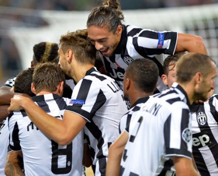 Juventus celebrate