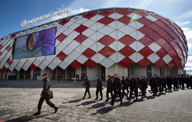 Newly-built home ground of Spartak Moscow