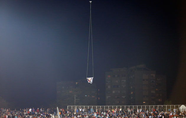 Serbia Albania flag