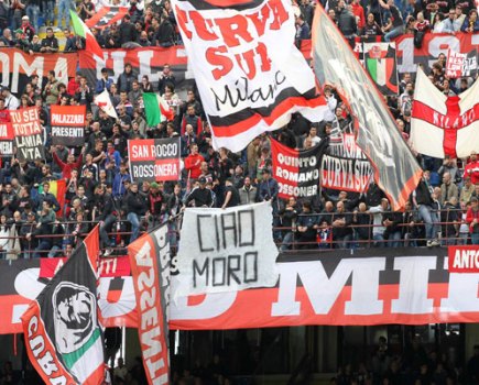 Milan fans