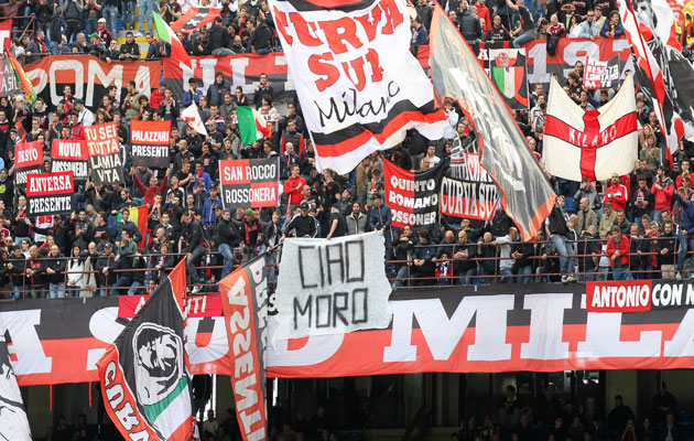 Milan fans