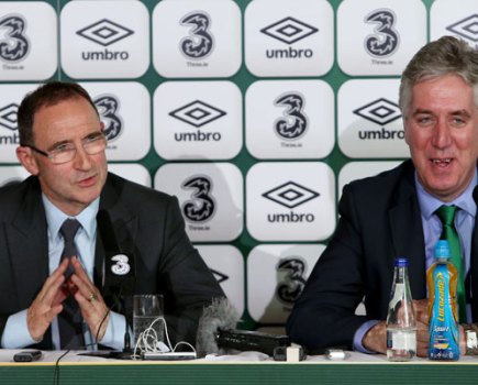 Martin O'Neill John Delaney