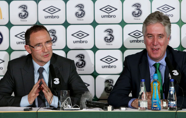 Martin O'Neill John Delaney