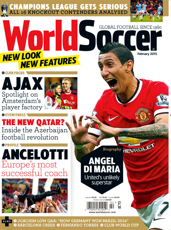 World Soccer February 2015 cover