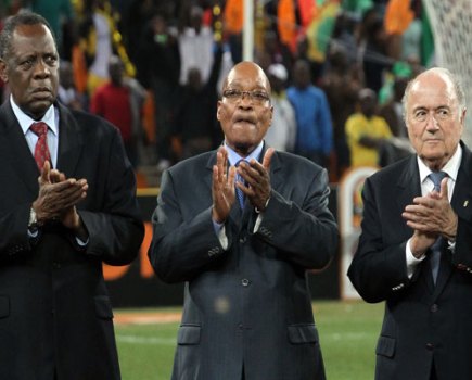 Issa Hayatou Sepp Blatter