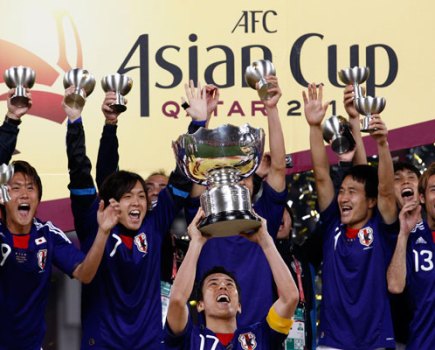 Japan 2011 Asian Cup winners