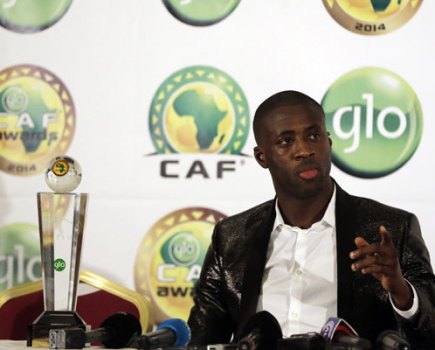 yaya toure caf footballer of the year 2015