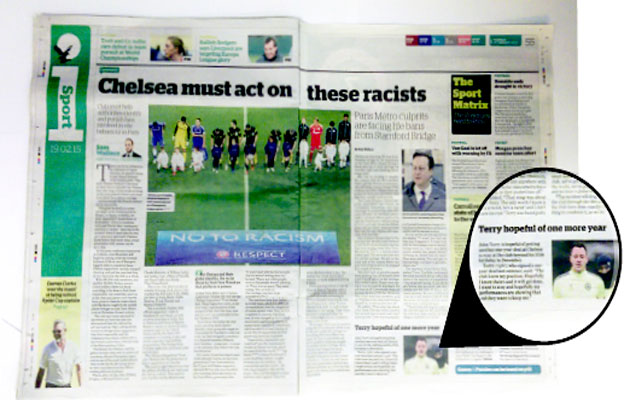 Chelsea John Terry racism