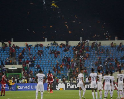 African Nations Cup riot Equatorial Guinea