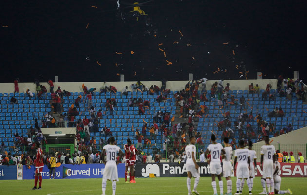African Nations Cup riot Equatorial Guinea