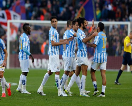 Malaga players
