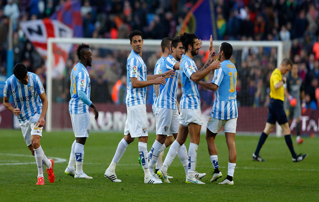 Malaga players