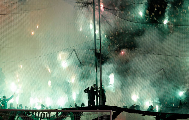 Panathinaikos fans