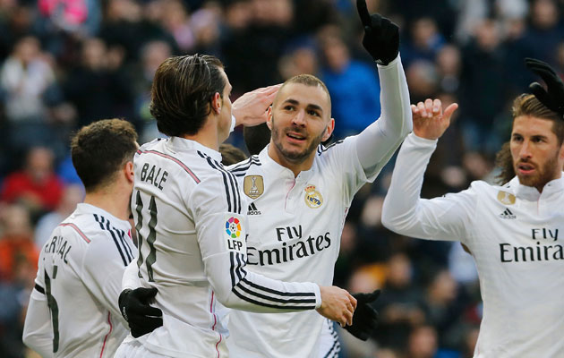 Real Madrid's Karim Benzema