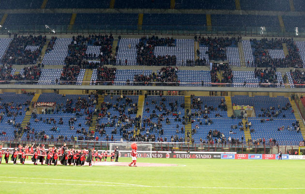 Milan fans basta enough