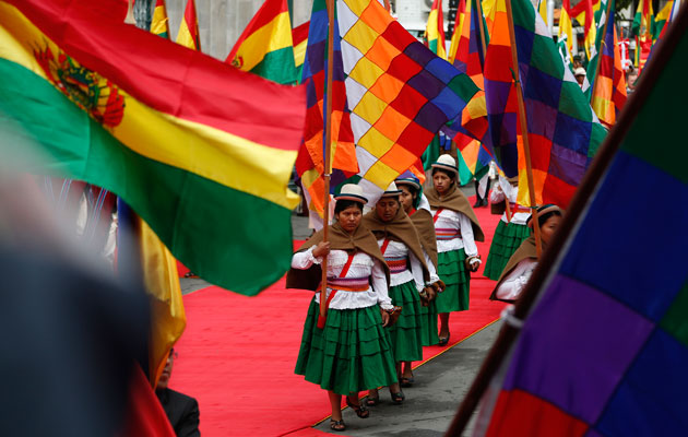 Bolivia's Wiphala flag