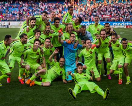 Barcelona celebrate