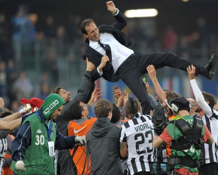 Juventus' coach Massimiliano Allegri