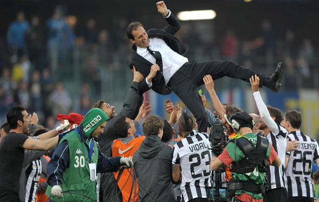 Juventus' coach Massimiliano Allegri