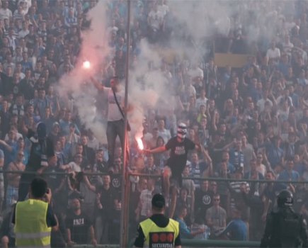 Sarajevo derby FK Zeljeznicar and FK Sarajevo