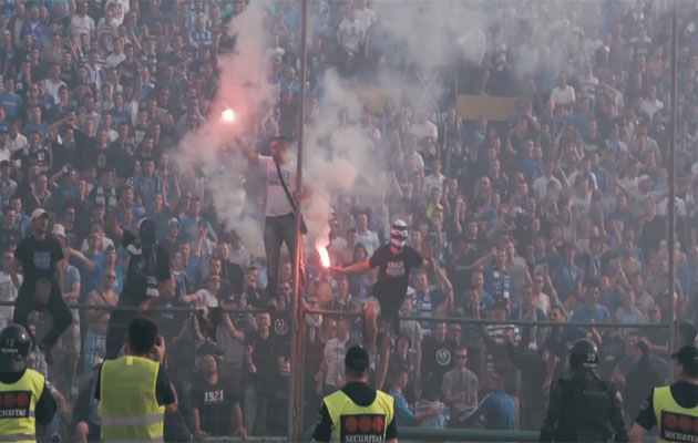 Sarajevo derby FK Zeljeznicar and FK Sarajevo