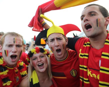 Belgium fans