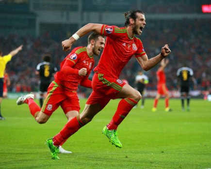 Gareth Bale Wales Belgium