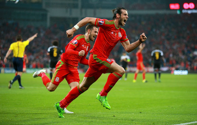 Gareth Bale Wales Belgium