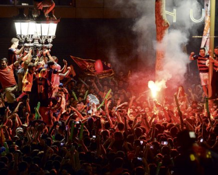 Barcelona fans