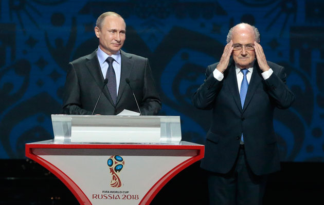 Vladimir Putin Sepp Blatter