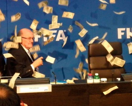 Sepp Blatter bank notes
