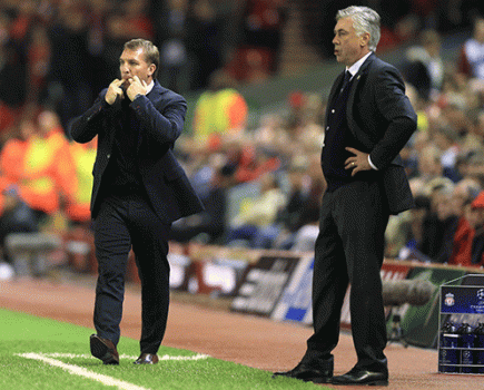 Carlo Ancelotti and Brendan Rodgers