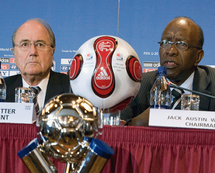 Jack Warner Sepp Blatter