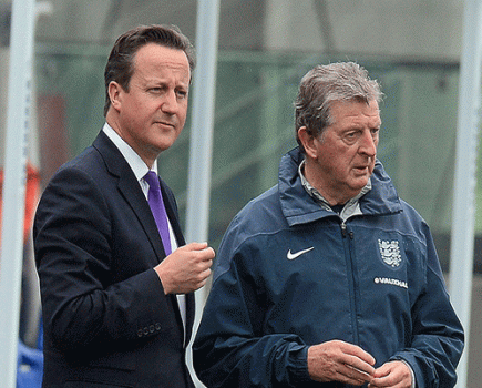 David Cameron Roy Hodgson