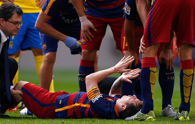Messi Getting Hit Tim Vickery's Notes from South America: Messi injury blow opens door ...